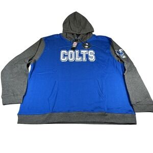 NFL x Darius Rucker Indianapolis Colts Hoodie Blue Gray Mens 3XL Pullover NWT